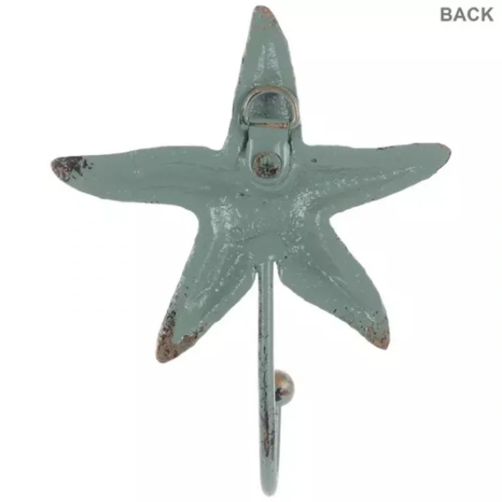 (2) Starfish Metal Wall Hook